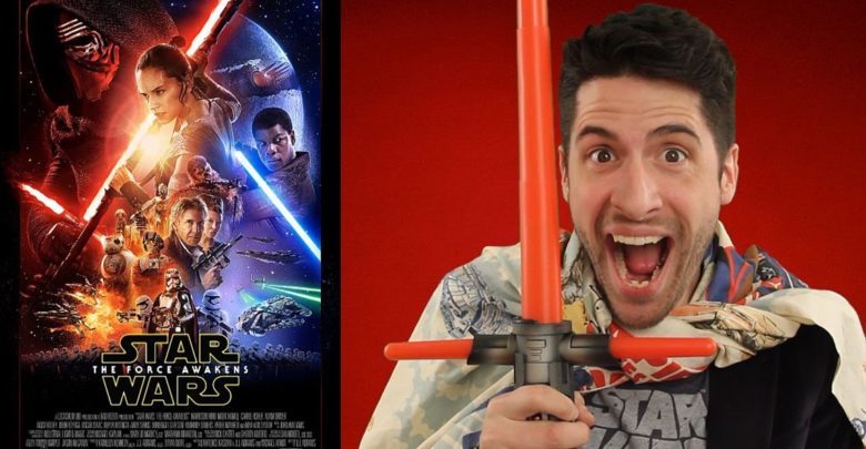 Jeremy while reviewing the movie  titled Star Wars: The Force Awakens